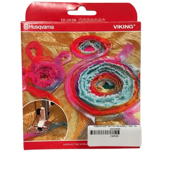 🆕 Husqvarna Viking Ribbon Feet Set 920-239-096 - Picture 1 of 3